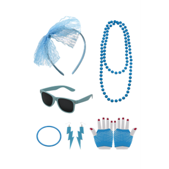 Picture of 80's - BLUE ACCESSORY KIT