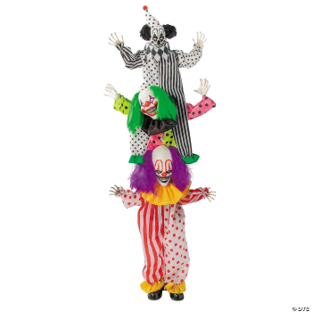 Picture of 6' ANIMATED LED CLOWN TRIO STACK