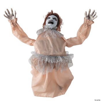 Picture of 4' ANIMATED BENT BACKWARDS CREEPY LADY