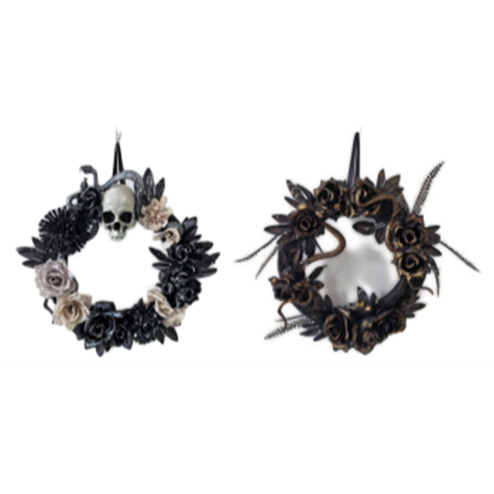 Picture of Halloween Wreath Snake Theme