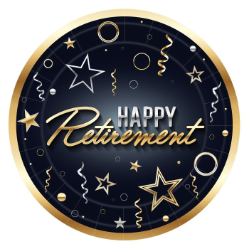 Image de TABLWEWARE - RETIREMENT 9" PLATES