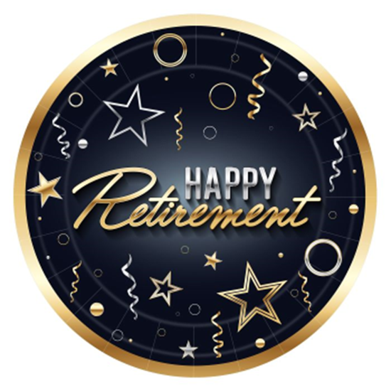 Image sur TABLWEWARE - RETIREMENT 9" PLATES