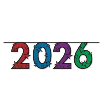 Picture of DECOR - GLITTER 2026 STREAMER 5' 
