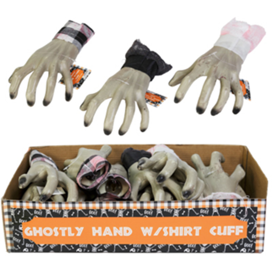 Picture of ZOMBIE HANDS WITH CUFF ASSORTED