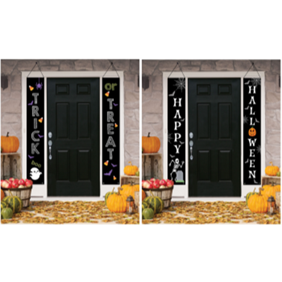 Picture of DECOR - DOOR BANNER - HAPPY HALLOWEEN