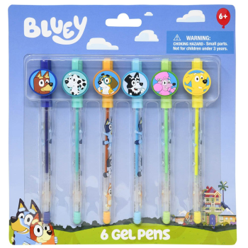 Picture of BLUEY GEL PENS 6PKG