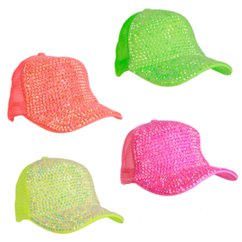 Image de 80's - NEON RHINESTONE CAPS ASSORTED COLOURS