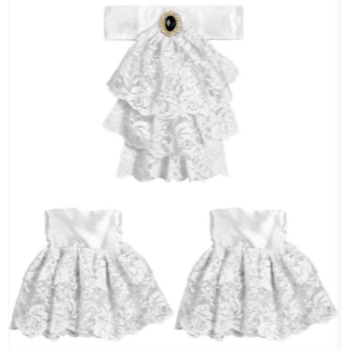 Picture of LACE JABOT AND WHITE CUFF SET