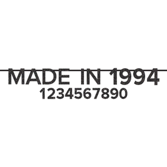 Picture of DECOR - "Made In" Glitter Banner