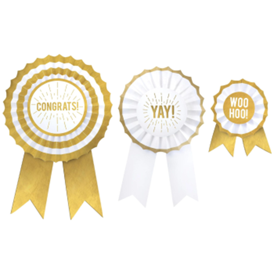 Picture of WEARABLES - Congratulations Award Ribbon Room Decoration