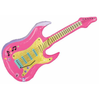 Picture of 39" PINK ELECTRIC GUITAR SUPERSHAPE 