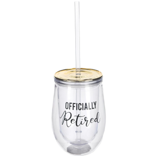 Picture of GIFTLINE - Officially Retired Stemless Wine Glass w/ Lid