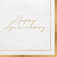 Picture of TABLEWARE - Happy Anniversary Lunch Napkin