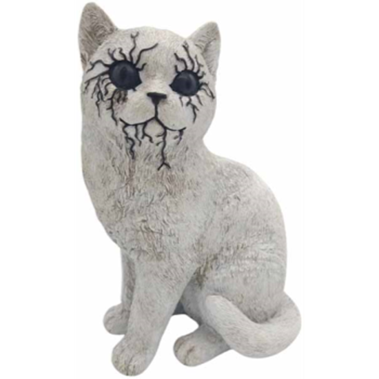 Image sur 9" RESIN BLACK EYES CAT