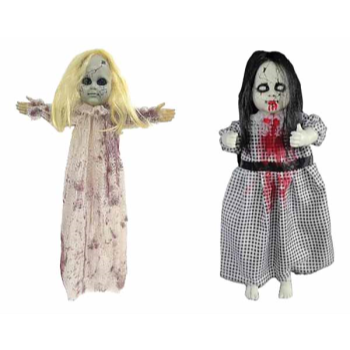 Image de HANGING CREEPY BLOODY DOLL - ASSORTED