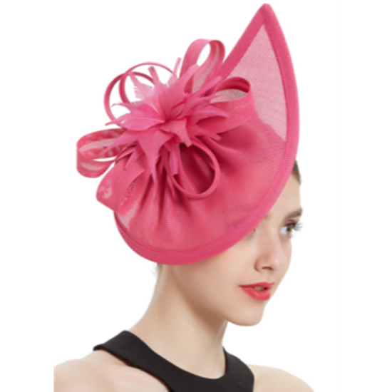 Picture of 20's - Hot Pink Floral Fascinator
