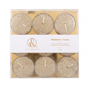 Picture of DECOR - SHIMMER GOLD TEALIGHTS CANDLES
