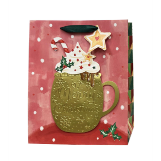 Picture of GIFTBAG - XMAS HOT COCOA MUG LARGE 