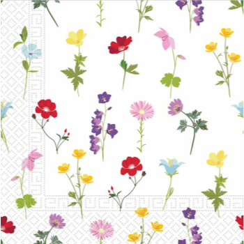 Image de LUNCHEON NAPKIN 3PLY - FLOWERS FIELD