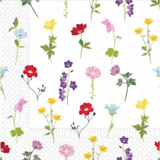 Image sur LUNCHEON NAPKIN 3PLY - FLOWERS FIELD
