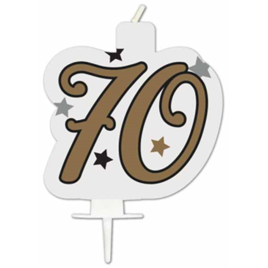 Picture of 70TH - MILESTONE CANDLE