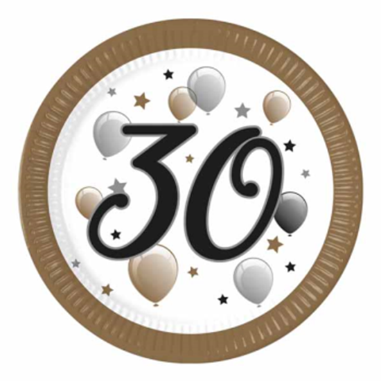 Picture of 30TH - MILESTONE 9" PLATE