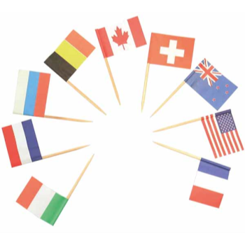 Image de COCKTAIL - TOOTHPICKS COUNTRY FLAGS 