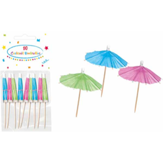 Image sur COCKTAIL - UMBRELLA TOOTHPICKS