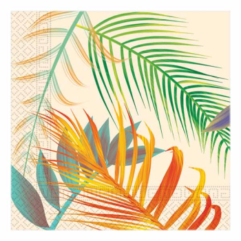 Image de LUNCHEON NAPKIN 3PLY - TROPIC LEAVES