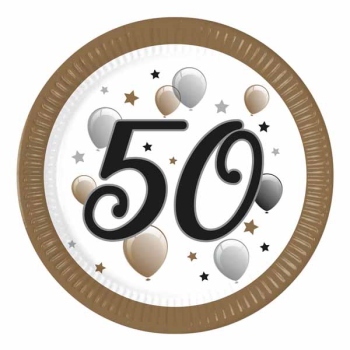 Picture of 50TH - MILESTONE 9" PLATE