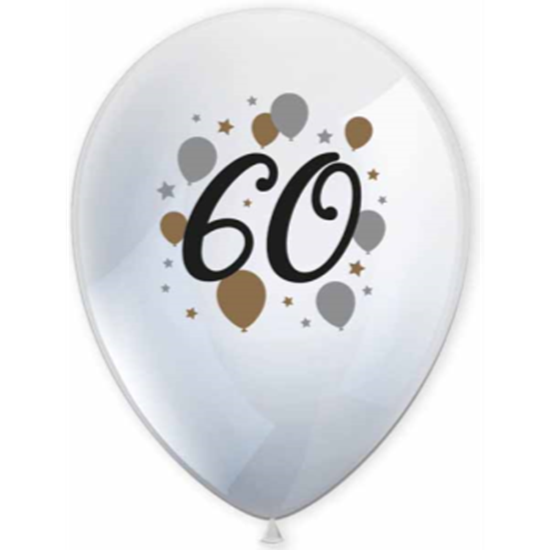 Picture of 60TH - MILESTONE LATEX BALLOONS