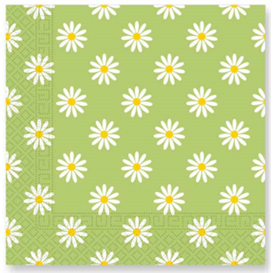 Image sur LUNCHEON NAPKIN 3PLY - SHINY DAISY