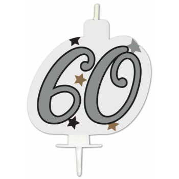 Picture of 60TH - MILESTONE CANDLE