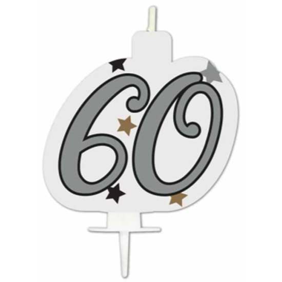 Picture of 60TH - MILESTONE CANDLE