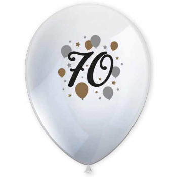 Picture of 70TH - MILESTONE LATEX BALLOONS