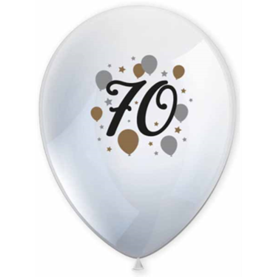 Picture of 70TH - MILESTONE LATEX BALLOONS