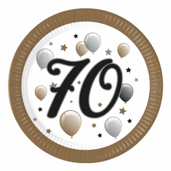 Picture of 70TH - MILESTONE 9" PLATE