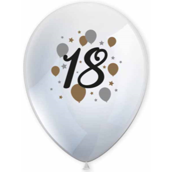Picture of 18TH - MILESTONE LATEX BALLOONS