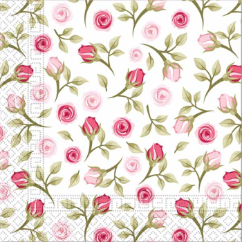 Image de LUNCHEON NAPKIN 3PLY - ROMANTIC ROSES