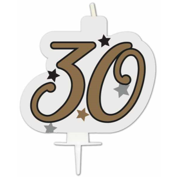 Picture of 30TH - MILESTONE CANDLE