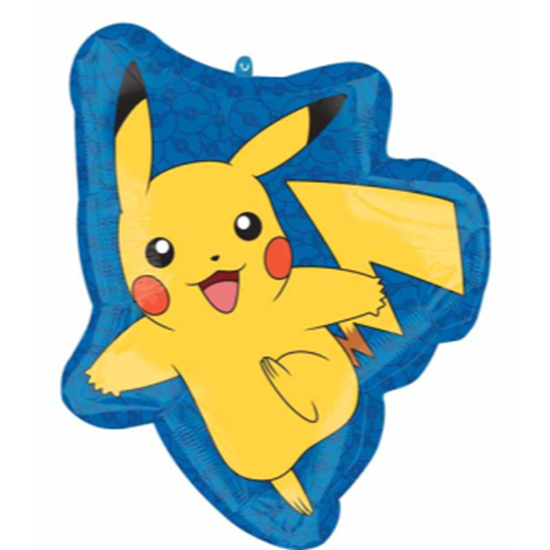 Image sur 29" POKEMON PIKACHU SUPERSHAPE MYLAR