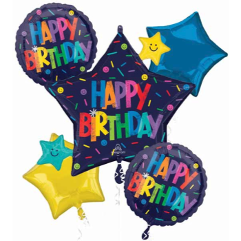 Image de BOLD BIRTHDAY BALLOON BOUQUET