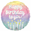 Picture of 18" FOIL - PASTEL PEARLIZED BIRTHDAY