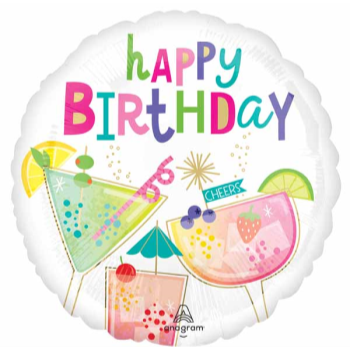 Image de 18" FOIL - COCKTAIL SURPRISE BIRTHDAY