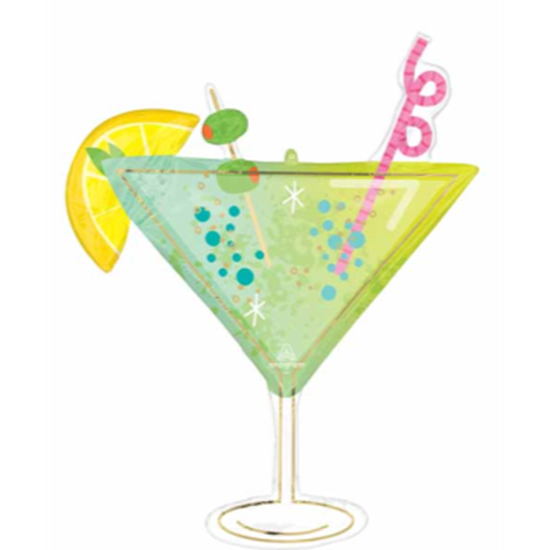 Image sur 36" COCKTAIL SURPRISE BIRTHDAY SUPERSHAPE