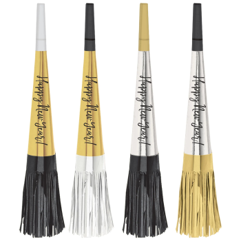 Image de FAVOUR - New Years Fringe Horns Multi-Pack Black, Silver, Gold