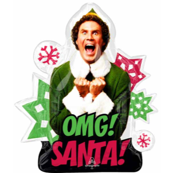Picture of 28'' FOIL - ELF OMG SANTA BALLOON 