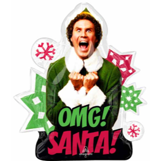 Picture of 28'' FOIL - ELF OMG SANTA BALLOON 