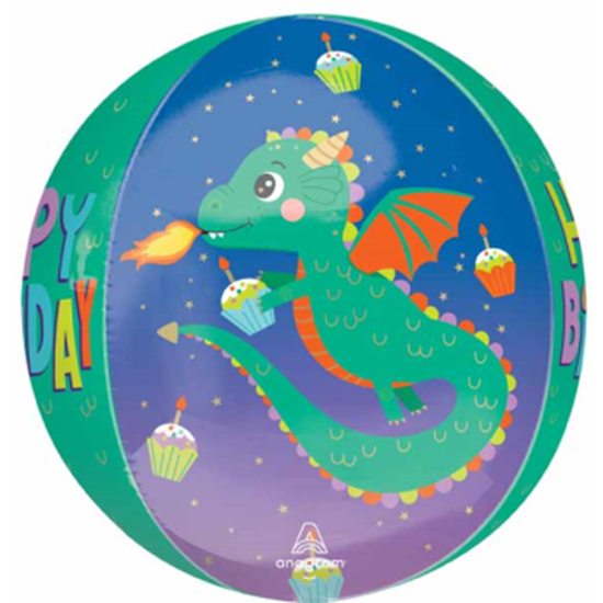Image sur 16'' CUTE DRAGON ORBZ BALLOON 
