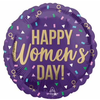 Picture of 18'' FOIL - HAPPY WOMEN'S DAY BALLOON 
